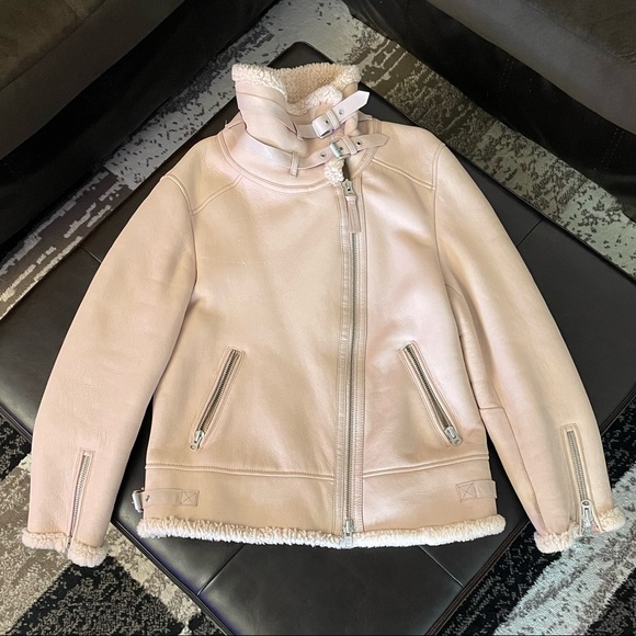 Mackage sheepskin aviator jacket - Picture 1 of 15